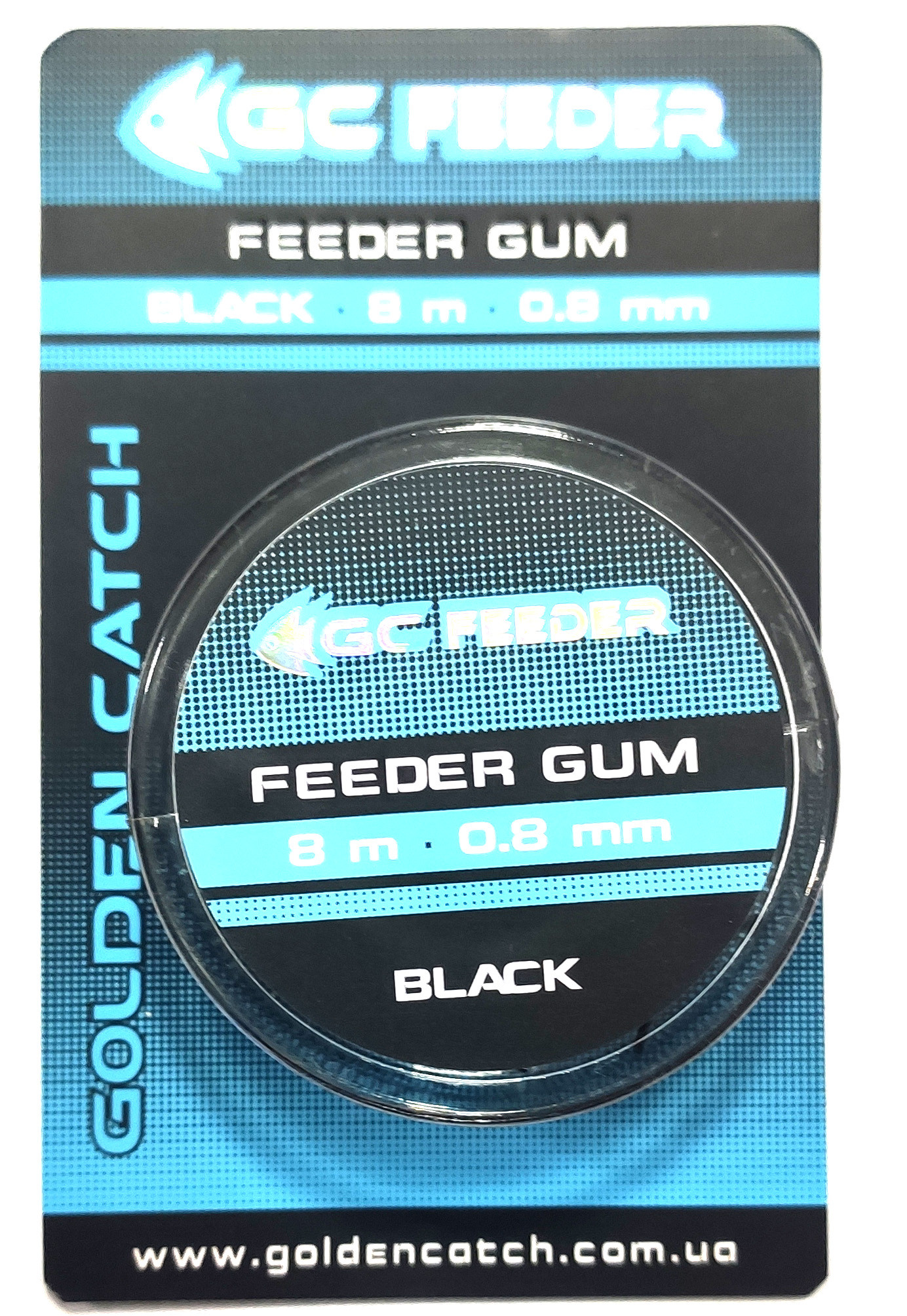 Амортизатор Golden Catch Feeder Gum 10м 0.6мм Black NEW 2021
