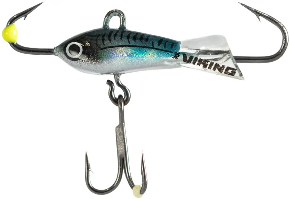 Балансир Viking Fishing Yeti Ice Jig 15мм 1.5g #14 Dark Mackerel