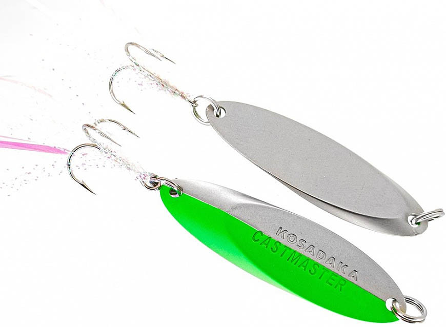 Блешня Kosadaka Castmaster 28g silver/chartreuse