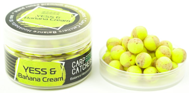 Бойли Carp Catchers Balance Hookbaits Yess-Banana Cream 10mm