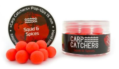 Бойлі Carp Catchers Pop-Up Squid&Spices 15mm