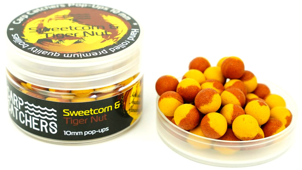 Бойли pop-up Carp Catchers «Sweetcorn & Tigernut» 8mm