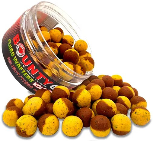 Бойли BOUNTY FLURO-вафтерс KOLOBOK HALIBUT / TIGER NUT 8mm