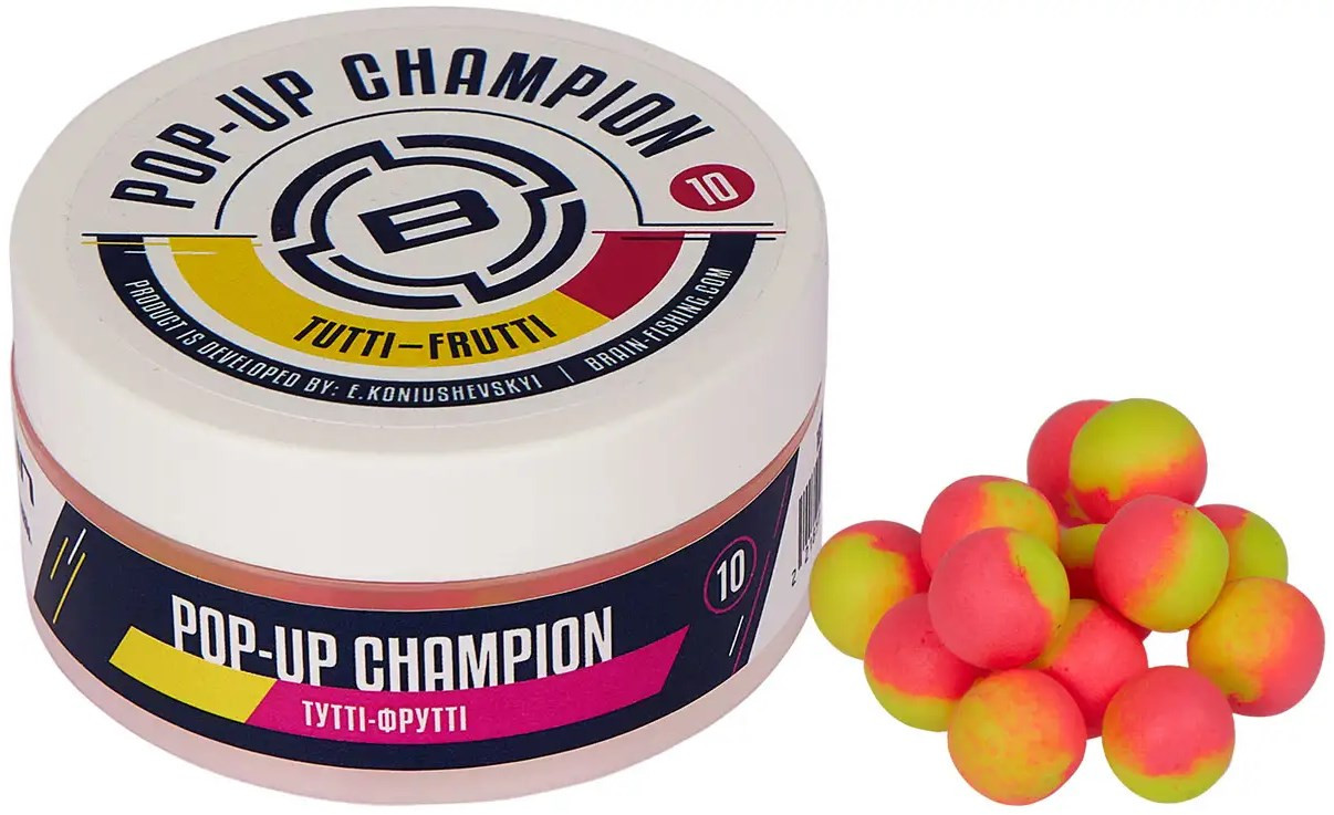 Бойлы Brain Champion Pop-Up Tutti- Frutti 8mm 34g