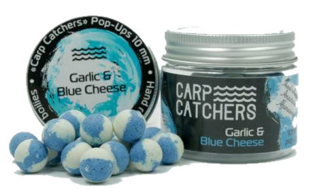 Бойли Carp Catchers Pop-Up Garlic&Blue Cheese 10mm