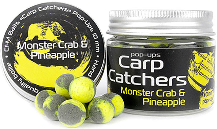 Бойлы Carp Catchers Pop-Up Monster Crab&Pineapple 10mm