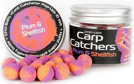 Бойлы Carp Catchers Pop-Up Plum&Shellfish 10mm