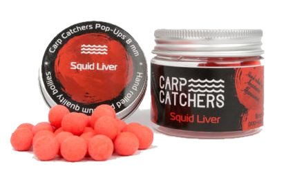 Бойли Carp Catchers Pop-Up Squid Liver 8mm