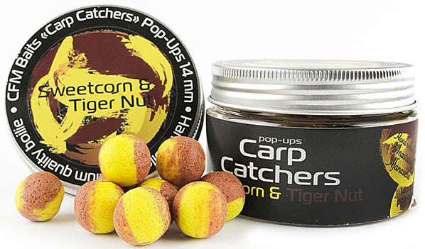 Бойлы Carp Catchers Pop-Up Sweetcorn&Tiger Nut 14mm