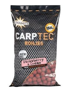 Динамітні приманки Boilles Carp-Tec 900G 15 мм полунична крема DY1758