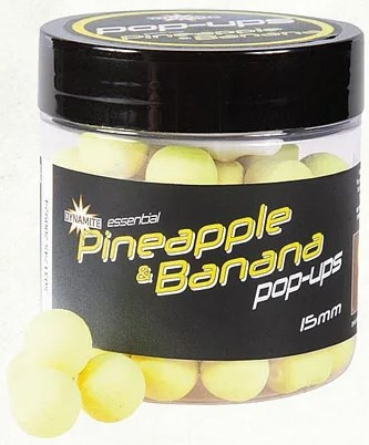 Бойли Dynamite Baits Fluro Pop-Up - Pineapple & Banana 15mm