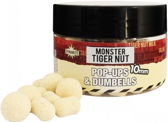 Бойлы Dynamite Baits Fluro Pop-Ups & Dumbells Monster Tigernut 10mm