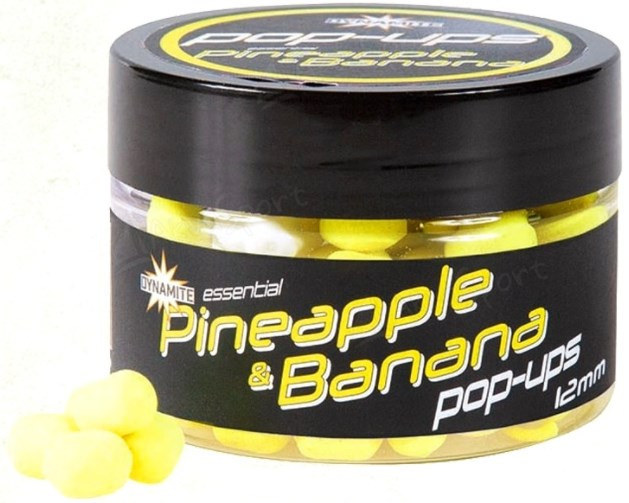Бойли Dynamite Baits Fluro Pop Ups Pineapple & Banana 12mm