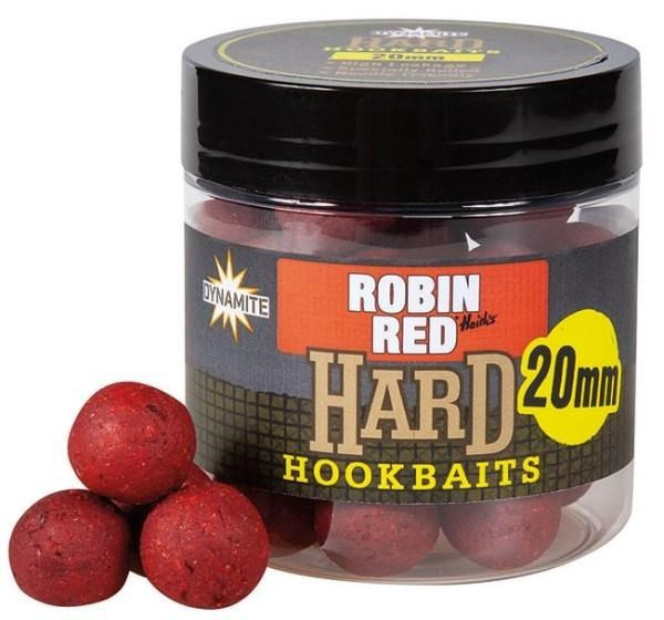 Бойлы Dynamite Baits Hard Hook Baits Robin Red 20mm