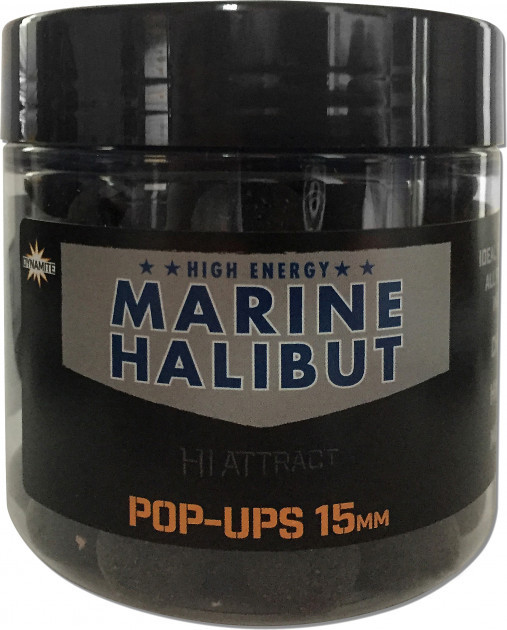 Бойлы Dynamite Baits Pop-Up Marine Halibut (sea salt) 15mm