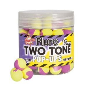 Бойлы Dynamite Baits Pop-Up Two Tone 15мм Plum-Pineapple DY600