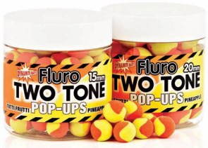 Бойлы Dynamite Baits Pop-Ups Fluro Two Tone Tutti Frutti & Pineapple 15mm