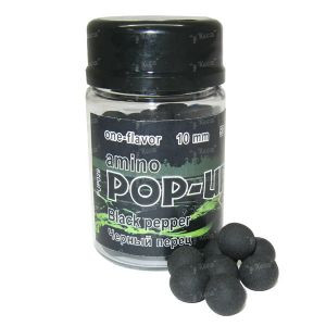 Бойли Grandcarp Amino Pop-Up 10мм Black Pepper (чорний перець) 50шт
