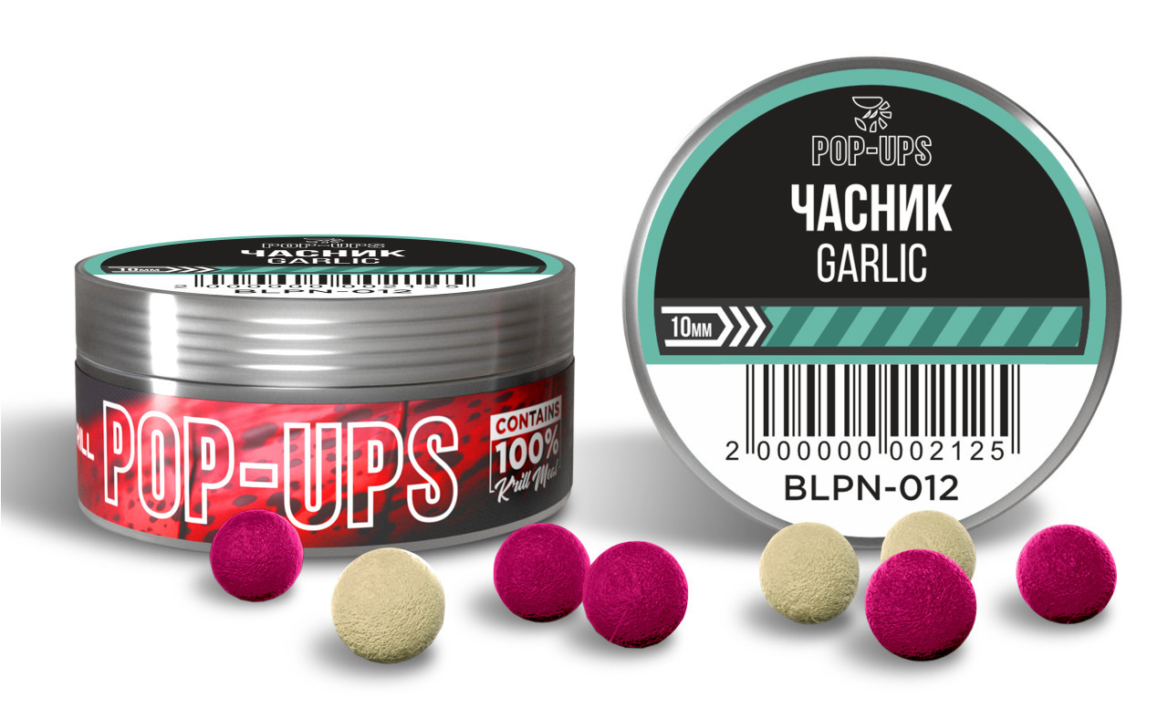 Бойли INTERKRILL Pop-up 10mm Часник/Garlic 15g