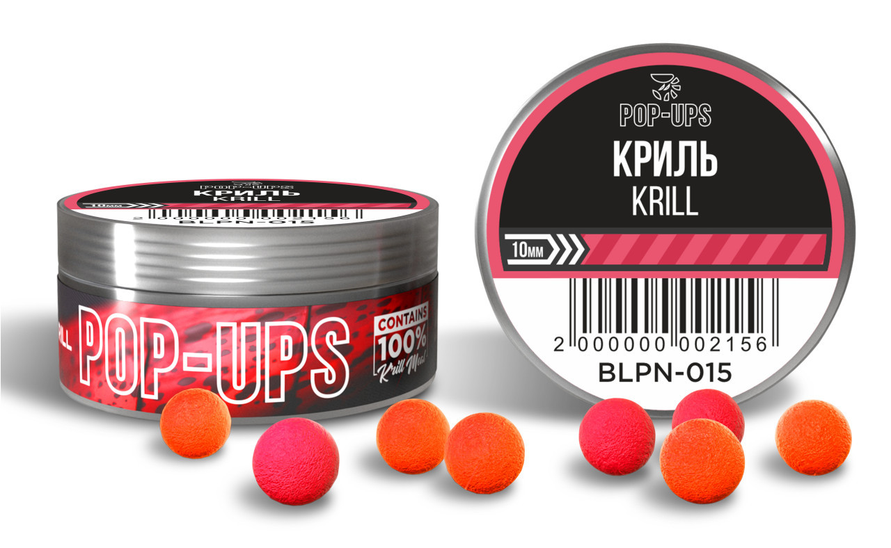 Бойли INTERKRILL Pop-up 10mm Криль/Krill 15g