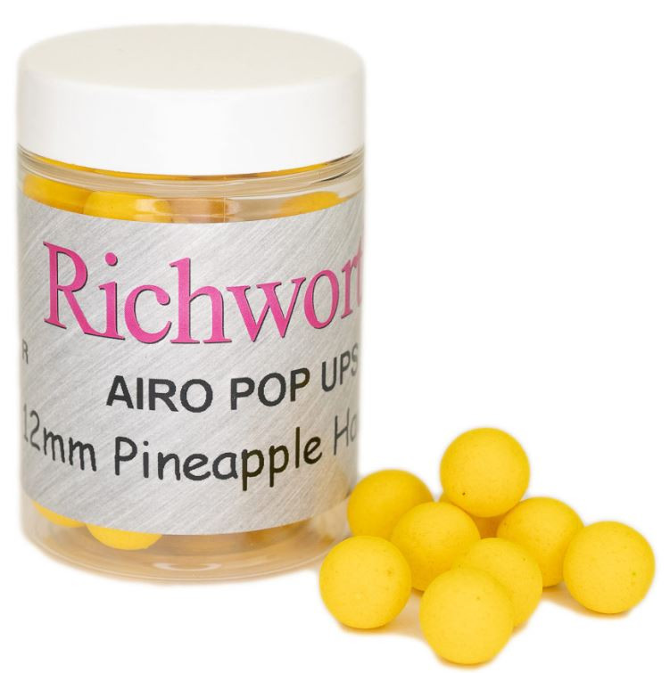Бойлы плавающие Richworth Airo Pop-Ups 12mm Pineapple Hawaiian