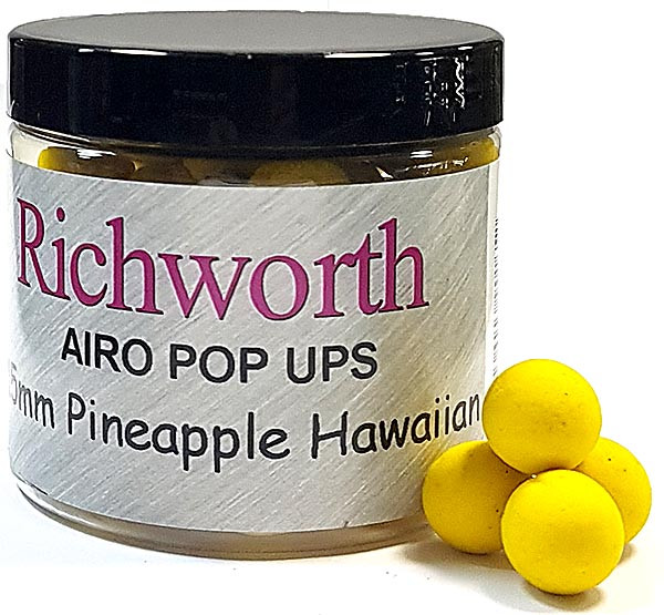 Бойлы плавающие Richworth Airo Pop-UPS 15mm Pineapple Hawaiian
