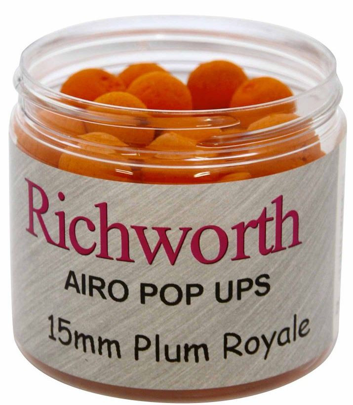 Бойли плаваючі Richworth Airo Pop-Ups 15mm Plum Royale New