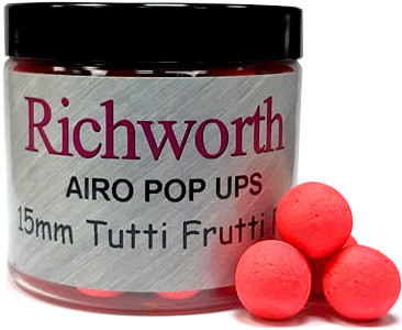 Бойлы плавающие Richworth Airo Pop-UPS 15mm Tutti Frutti pink