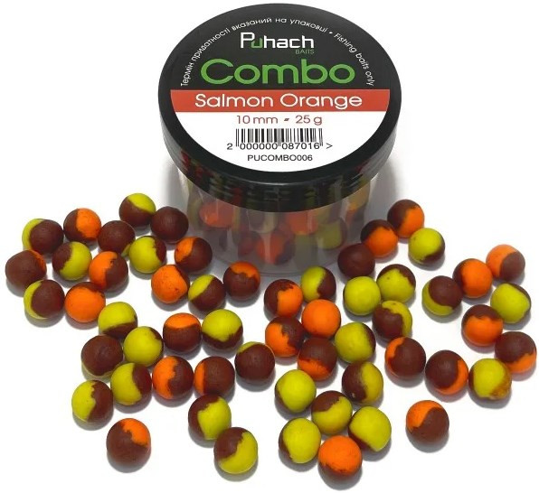 Бойли Puhach Baits Combo 10mm - Salmon Orange