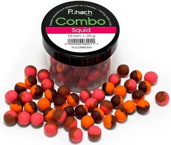 Бойли Puhach Baits Combo 10mm - Squid