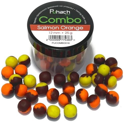 Бойли Puhach Baits Combo 12mm - Salmon Orange