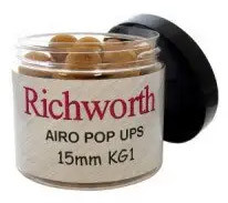 Бойли Richworth Airo Pop-UPS 15mm KG1 (Рибне борошно - фрукти)