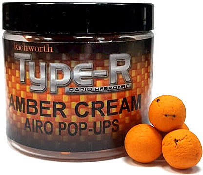 Бойлы Richworth Airo Pop-Ups Type-R 15mm Amber Cream