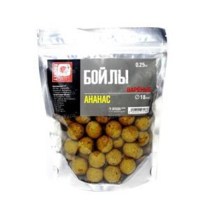 Бойлы Rocket Baits вареные Premium 0.25кг 18мм Ананас