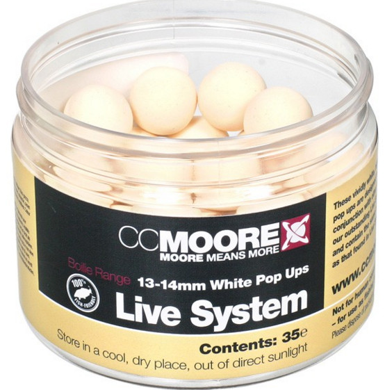 Бойли СС Moore Live System White Pop Ups 13-14mm (35)