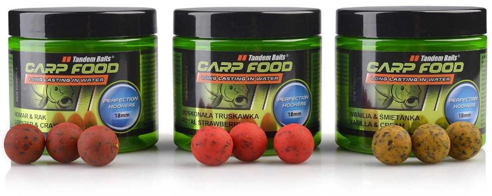 Бойли Tandem Baits CF Perfection Hookers 18mm 120g Royal Strawberry