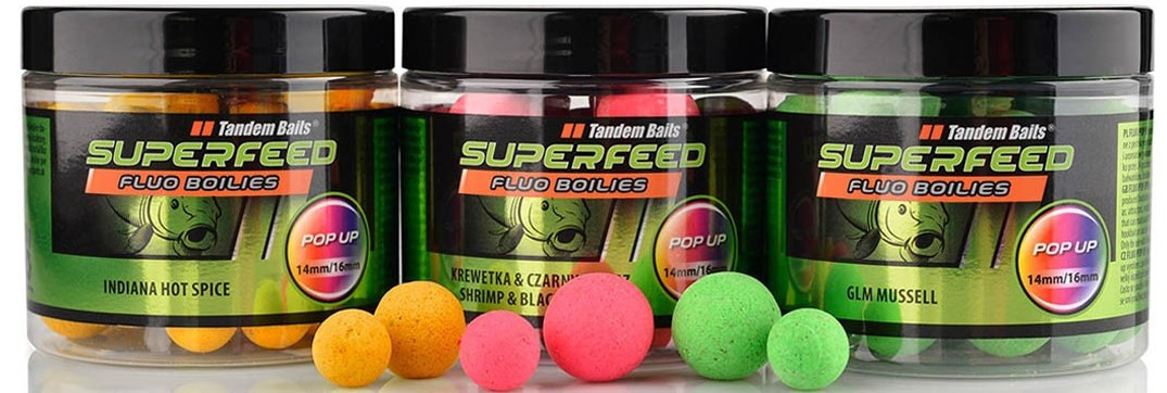 Бойли Tandem Baits SuperFeed Fluo Pop-Up 14mm/16mm 90g Milky Mulberry