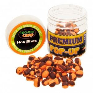 Бойли Технокарп Pop-Up Premium 50г 10,12,10*14мм Hot Shot + дип 10мл