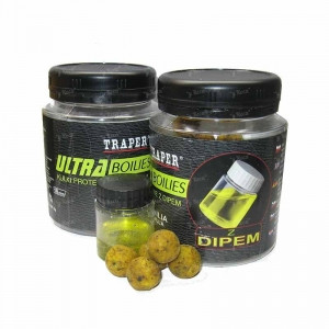 Бойли Traper Ultra+Dip 100g 16mm Konopie (конопля)