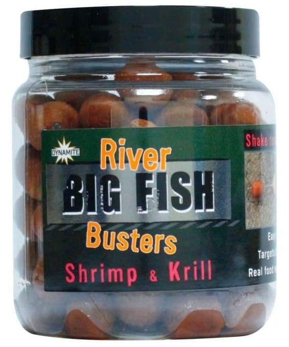 Бойлы в дипе Dynamite Baits Big Fish Hookbaits Shrimp & Krill (креветка криль)