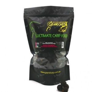 Бойли варені прикормочні Grandcarp 1кг 20мм Кальмар-журавлина