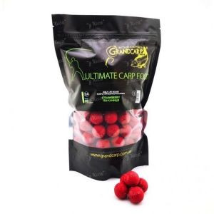 Бойли варені прикормочні Grandcarp 1кг 20мм Полуниця