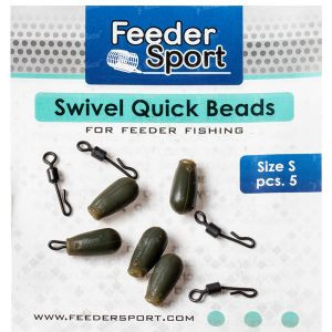 Бусина с быстросъемником Feeder Sport Swiwel Quick Beads SQB-S 5шт