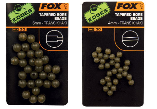 Намистини Fox Edges Tapered Bore Beads - 4mm