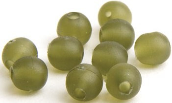 Намистини малі Fox Tapered Bore Beads Green 4mm 30шт