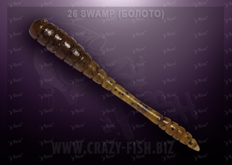 Crazy Fish Tipsy 5см 8шт #26 Swamp