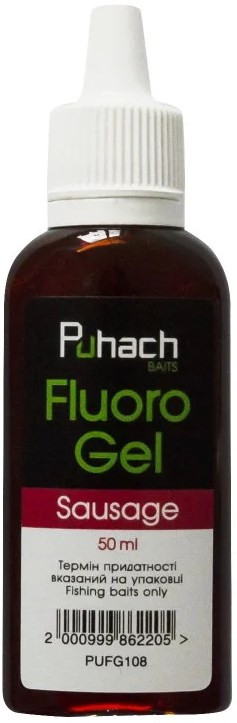 Флюорогель Puhach Baits Fluoro Gel 50ml - Sausage