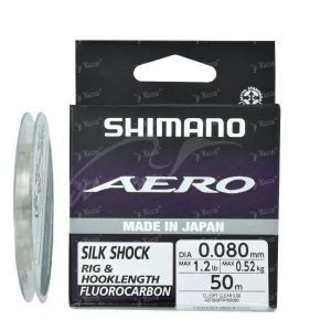 Флюорокарбон Shimano Aero Silk Shock Fluoro Rig/Hooklength 50m 0.08mm