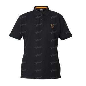 Футболка FOX Collection polo shirt Black-Orange L CCL075