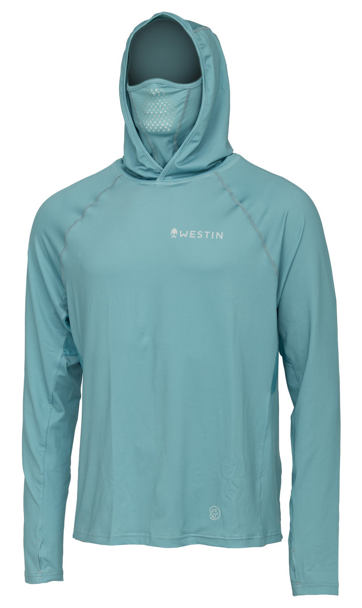 Футболка з довжиною. рук. капюшон Westin Bay UPF Hoodie Sea Breeze XXL